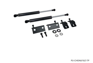 P2M Phase 2 CARBON Series Hood Bonnet Dampers Set For Nissan 370z Z34 09+ New - Picture 1 of 3