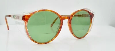 Vintage AO Safety 04600 Brown Round Sunglasses USA FRAMES ONLY - Image 1 of 4