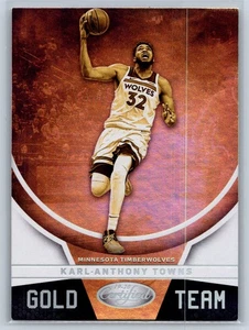 2019-20 Panini Certified - Gold Team Karl-Anthony Towns #27 - Picture 1 of 2