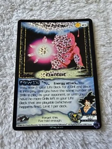 DBZ Dragon Ball Z FOIL Vile Energy 123 CCG Limited Kid Buu Saga MP - Picture 1 of 5