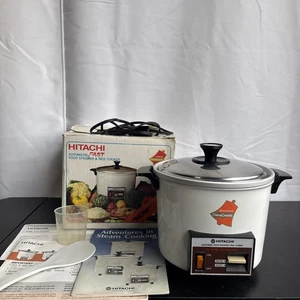 Hitachi Chime-O-Matic Hervidor de arroz al vapor de alimentos 5,6 tazas RD-4053 | De colección | Funciona - Imagen 1 de 13