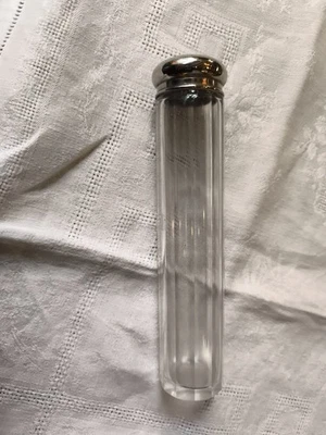 FLACON à Sel Cristal Taillé Longueur / 17 cm Bon état - Photo 1/4