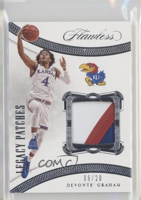2020-21 Panini Flawless Collegiate Legacy /20 Devonte' Graham #LP-DG Patch - Image 1 of 2