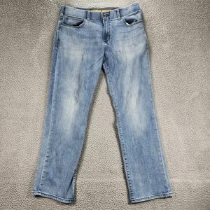 Lee Extreme Motion Jeans Men's 34x32 Faded Blue Slim Fit Straight Elastic Waist - Bild 1 von 12
