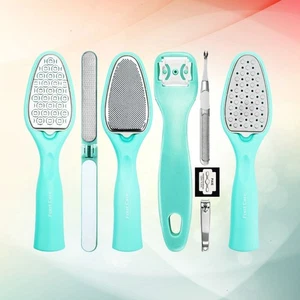 8 Pcs Foot Skin Filing Tool Set Miss Care Sanding Tools Exfoliator Women File - Picture 1 of 12