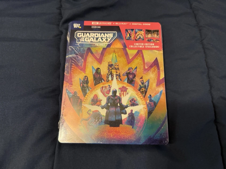 Guardians Of The Galaxy Volume 3 SteelBook 4K Ultra HD, NEW | Read Description - Image 1 of 4