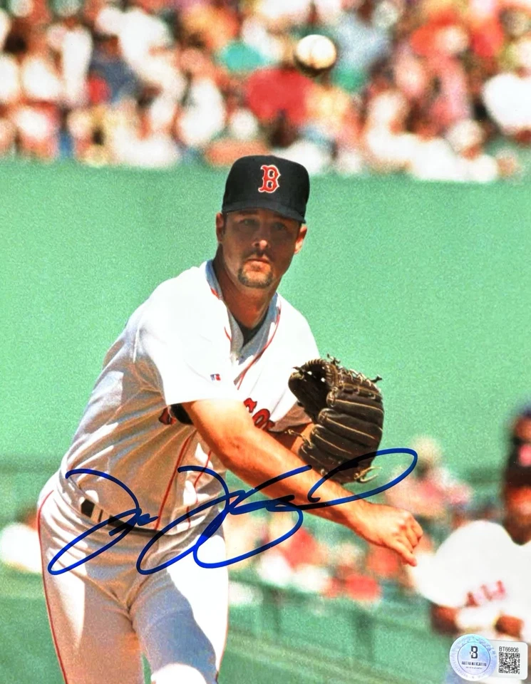 Фотография Тима Уэйкфилда с автографом BOSTON RED SOX 8x10 Beckett сертификат подлинности BAS - Изображение 1 из 2