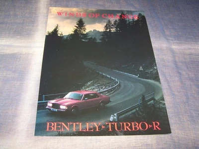 1985 Bentley Turbo R Superb Brochure!!! - Image 1 of 3