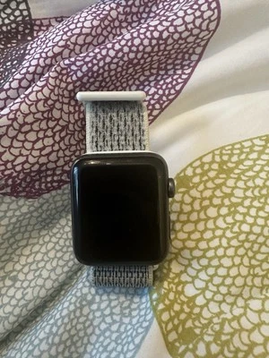 Apple Watch Series 3, 42mm Space Grey Aluminium Black, GPS Sport - Image 1 of 4