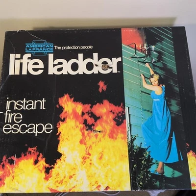 American LaFrance 2 pisos 15 pies escalera de escape de incendios ventana emergencia nueva caja abierta Foto 1 de 4