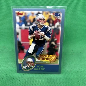 2003 Topps Football Tom Brady Weekly Wrap Up #293 New England Patriots - Bild 1 von 2