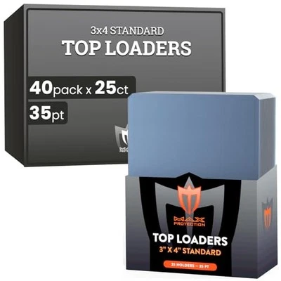 1000 Ultra Max Pro Regular 3x4 Toploaders New top loaders - FULL SEALED CASE - Image 1 of 4