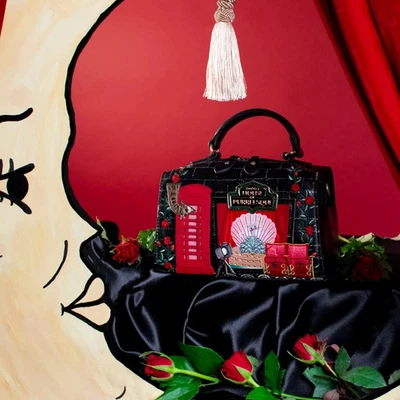 VENDULA LONDON VENDULA Purrlesque Club Hollis Bag - Brand New - Limited Edition - Cute Quirky