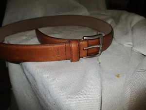 Shinola Detroit men belt genuine leather usa canfield 1.5" bourbon 34" - Picture 1 of 3