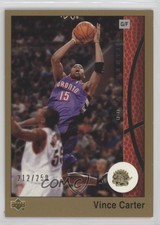 2002-03 Upper Deck UD Authentics Gold /250 Vince Carter #82