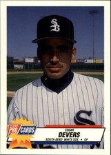 1993 South Bend White Sox Fleer/ProCards #1443 Edgar Devers