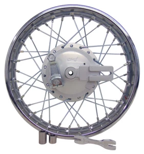 For Honda CRF80 XR80 14" Complete Rear Rim Wheel Assembly Brake & 420 Sprocket - Picture 1 of 7