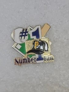 Pittsburgh Pirates Pin Hat Lapel Pin MLB Number One Fan #1 Peter David 1997 - Picture 1 of 5