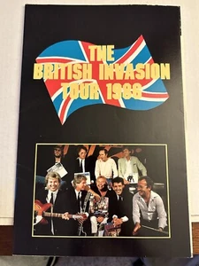 The British Invasion Tour Program 1986 Music Concert Vintage - Picture 1 of 2
