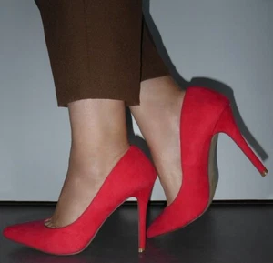 Ausgefallene hohe High Heels Pumps, Sammler getragen well worn in Gr. 40 - Bild 1 von 7