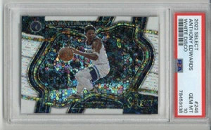 2022 PANINI SELECT WHITE DISCO #246 ANTHONY EDWARDS LE /75 PSA 10 LOW POP RARE - Picture 1 of 2