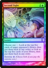Second Sight FOIL Darksteel NM Blue Uncommon MAGIC THE GATHERING CARD ABUGames