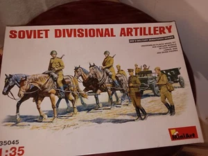 MiniArt 1/35 Soviet Artillery Division Set MA35045 Plastic Model - Picture 1 of 9