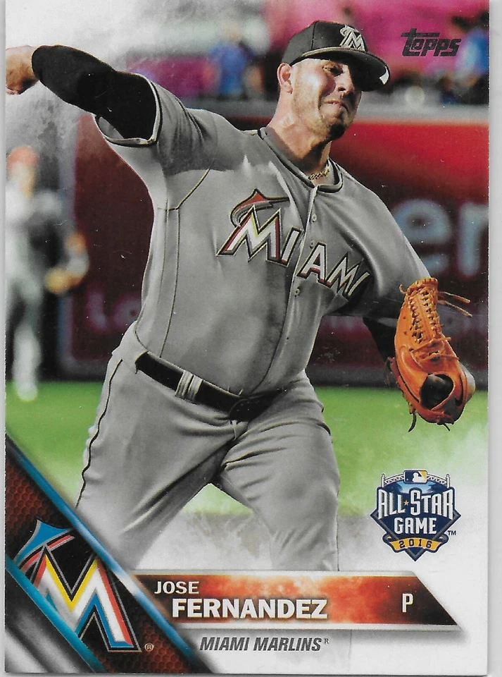 2016 Topps Update #US223 Jose Fernandez AS Miami Marlins - Image 1 of 1