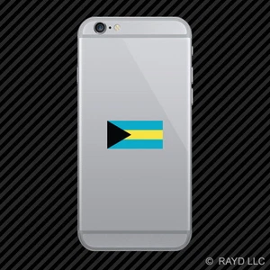 Bahamian Flag Cell Phone Sticker Mobile Bahamas BHS BS - Photo 1 sur 1