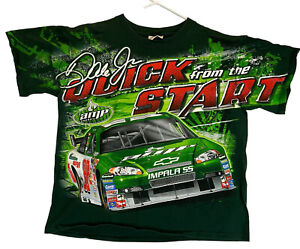 Chase Dale Earnhardt Jr 88 AMP Quick from the Start NASCAR T-Shirt Size Medium