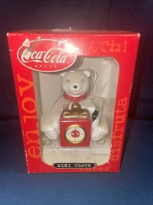 Mini reloj coleccionable Coca Cola Bear Foto 1 de 3