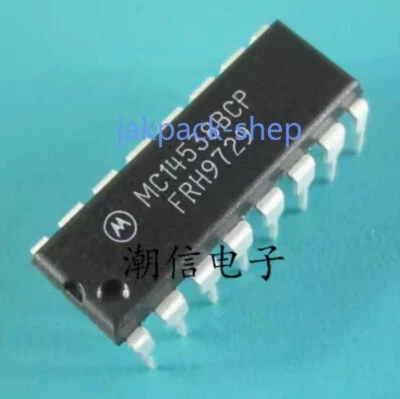 10 PCS NEW MC14538BCP Single State Multi Harmonic Oszillator - Image 1 of 2