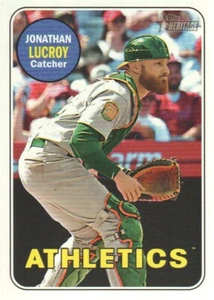 2018 Topps Heritage Baseball Action Variation #517 Jonathan Lucroy - Picture 1 of 2