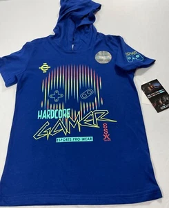 E SPORTS ESX360 GAMING GEAR HOODIE GRAPHIC SHIRT “HARDCORE GAMER” - Picture 1 of 2