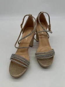 Colección De Blossom Peace-13 Punta Abierta Tacones Altos Bloque Para Mujer Talla 9 - Imagen 1 de 9