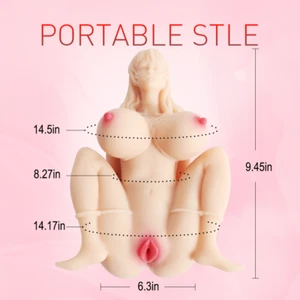 Male Masturbator Realistic Pocket Pussy Cute Anime Figure Doll Sex Toys for Men - Picture 1 of 15