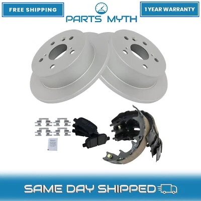 NEW Rear Ceramic Brake Pad & Rotor Kit Fits 2002-2008 Toyota Avalon Camry Solara - Image 1 of 4