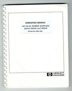 HP - 664XA TO 665XA / OPERATING MANUAL ( ORIGINAL BOOK ) - Imagen 1 de 1
