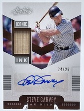 2020 Absolute  Steve Garvey #IIM-SG  Iconic Ink Materials  24/25  Bat Relic Auto