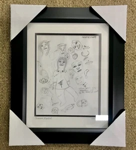 "NOV 3 2009"  JERMAINE NAPAYOK ORIGINAL DRAWING   INUIT ART RANKIN INLET - Bild 1 von 3