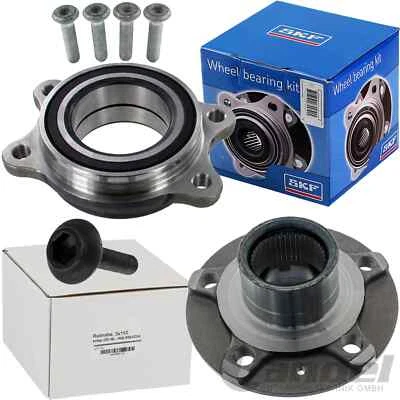 SKF + WEITERE SKF RADLAGER-SATZ + RADNABE VORNE für AUDI A4 (8K, B8) A5 A6 (4G,C7) A7 A8 4H Q5