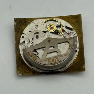 20,8mm Vintage Bulova 8BBA Good Balance Automatic Watch Movement PARTS REPAIR - Bild 1 von 14