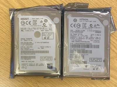 New 500GB Hitachi 2.5" HGST Travelstar Sata 3.0 Gbps Hard Drive PS3 5400rpm, - Image 1 of 4