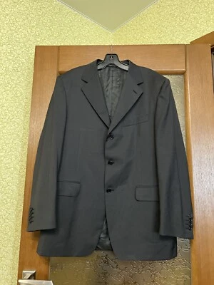 CHAQUETA/CHAQUETA BRUTAL CLÁSICA 100 % LANA VINTAGE CANALI HECHA EN ITALIA PARA HOMBRE 50/7/R Foto 1 de 4