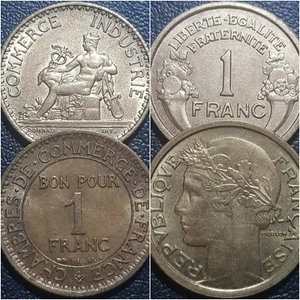 1 Franc chambre de commerce morlon bazor (1920 - 1941) choisissez date & état - Picture 1 of 37