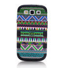 Silicone Aztec Tribe Retro Tribal Shock Proof Hard Case Cover Samsung Galaxy S3