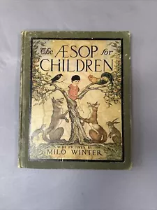 Die Äsop für Kinder Milo Winter Illustrierte 1919 Erstausgabe - Bild 1 von 9
