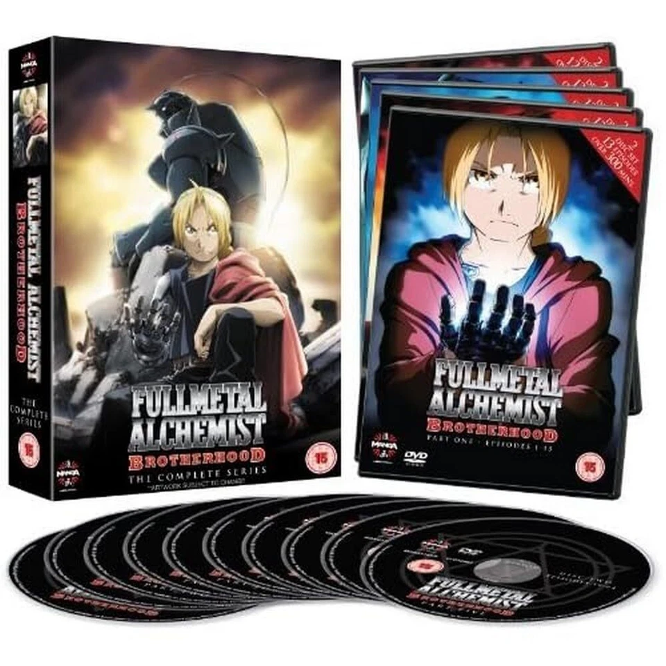 Fullmetal Alchemist Brotherhood Complete Series Collection (Episodes 1-64) [DVD] - Image 1 of 1