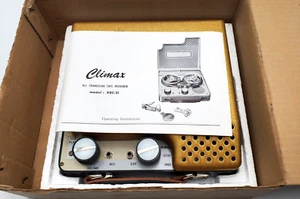 Climax 4 - Transistor Tape Recorder Model ; Kec - 11 New in Box Tested Working - Picture 1 of 14