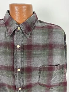 Camisa a Cuadros Sombra Hombres XXL Abotonada Manga Larga Informal Exterior Grunge Algodón - Imagen 1 de 15